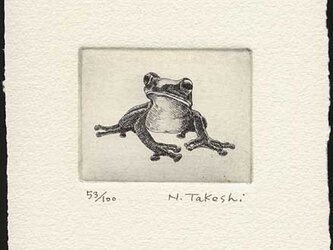 かえる・J / 銅版画 （額なし）の画像