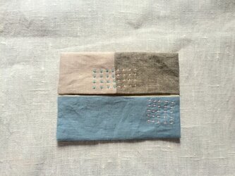 ティッシュケース pink&light blueの画像