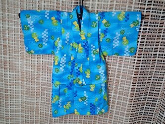 ミニ浴衣タペストリー9ブルーの画像