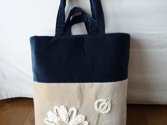 ツートーン　トート    sold out.Thank youの画像