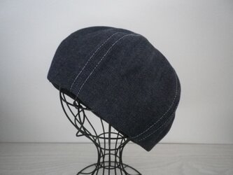 DENIMのベレー（ダークネイビー）の画像