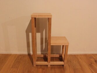 (購入者限定) 花台　さくら（ちがい棚）の画像