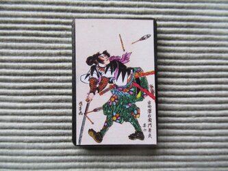 マッチラベル　ブローチ 「赤穂浪士」0108の画像