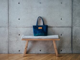倉敷帆布製トートバッグ（グリーン）の画像