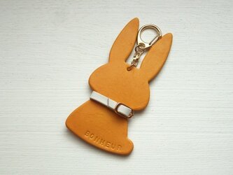 シルエットチャームうさぎ(イエロー)の画像