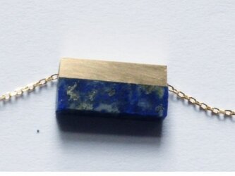 聖なるラピスラズリ＆k18　ネックレス