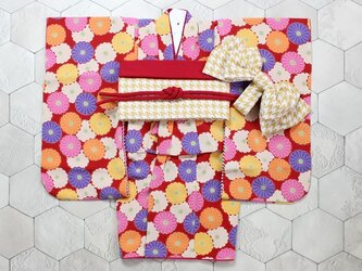 ◆七五三着物/モダン舞菊/90-110【受注生産】の画像