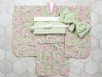 ◆七五三着物/枝垂れ桜/90-110【受注生産】の画像