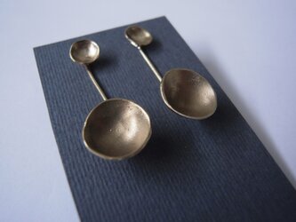 Pierced earrings -brass #009-1の画像