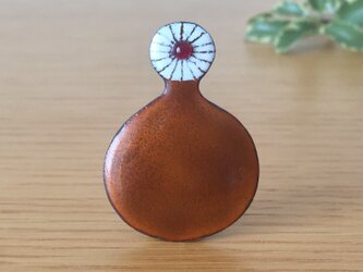 七宝ブローチ「いちりん」の画像