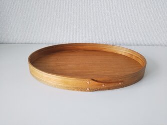 Shaker Oval Tray #6 - チェリーの画像
