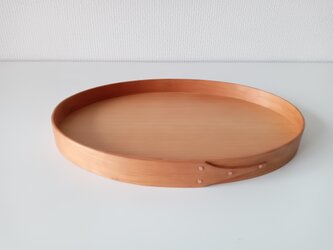 Shaker Oval Tray #7 - チェリーの画像