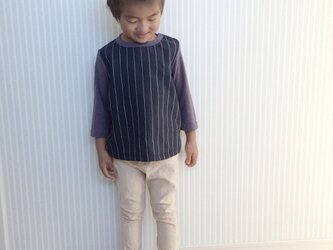 リネンボーダー   カットソー   POTAREA sold  outの画像
