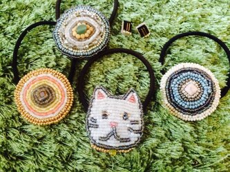 ビーズ刺繍の画像