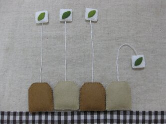 ティーバッグ　ハンドメイド　フェルト　ままごとの画像