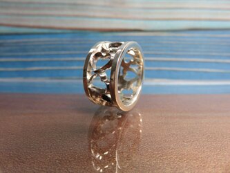 Wave hearts 波とハートのリングの画像