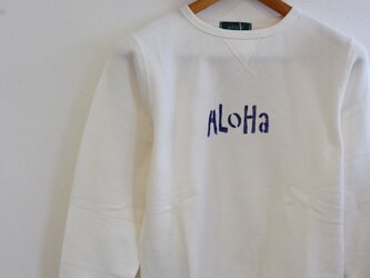 スウェットトレーナー　＜AloHa>の画像