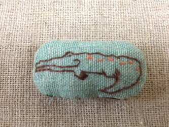 ワニのひなたぼっこの画像