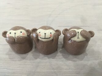 干支の置物＊猿の画像