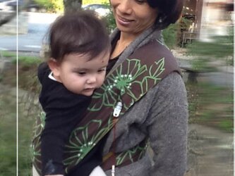 抱っこ紐 新生児 ベビースリング 抱っこ紐スパニッシュ大花の画像
