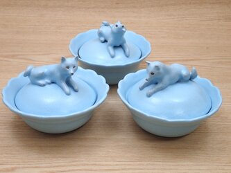 4819様専用ご検討品：カップケーキみたいなフタモノ・柴犬の画像
