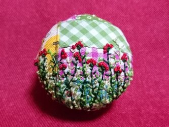 小さなマカロンポーチ　カーネーションの画像