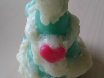 Christmas tree candle (ハート)の画像