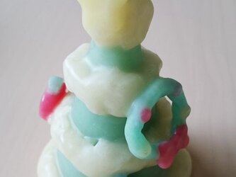 Christmas tree candle （apple）の画像
