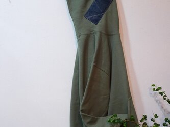 a look on books リメイクスウェットパーカー　denim Sの画像