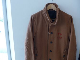 a look on books リメイクシングルメルトンコートの画像