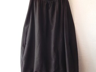 サルエルパンツ ブラウンストライプの画像