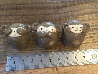 干支の置物＊猿の画像