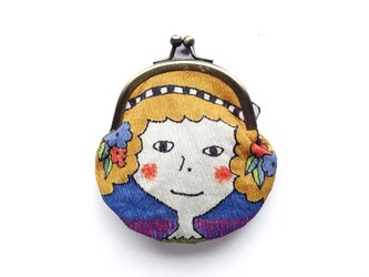 pochette avec fermoir(がまぐち)の画像