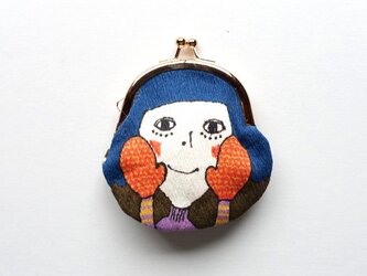 pochette avec fermoir(がまぐち)の画像