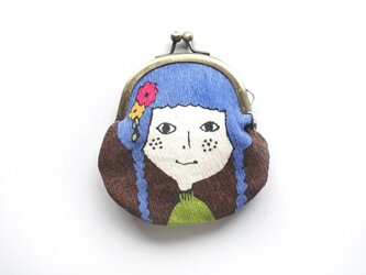 pochette avec fermoir(がまぐち)の画像