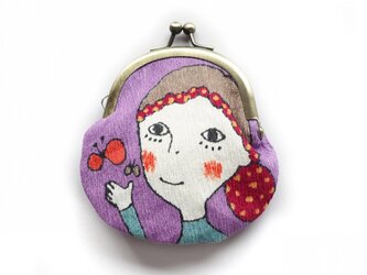 pochette avec fermoir(がまぐち)の画像