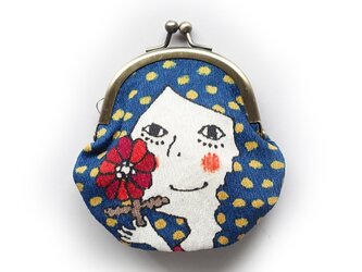 pochette avec fermoir(がまぐち)の画像