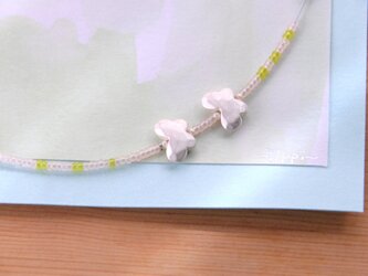 Poetty**『White Butterfly』ワイヤーネックレスの画像