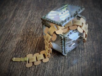 ヴィンテージミルチェーンブレスレット vintage bracelet <STP-FUL2>の画像