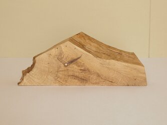 木製 置時計 楢（ナラ）材1　楢の塊材の画像