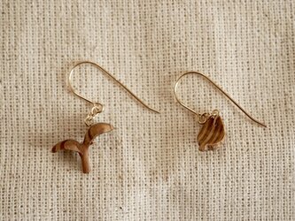 wakabaピアス(14kgf)の画像
