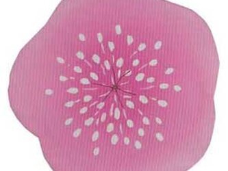 雛祭りコースター（桃の花）の画像