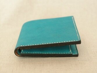 二つ折り財布《peacock green》の画像