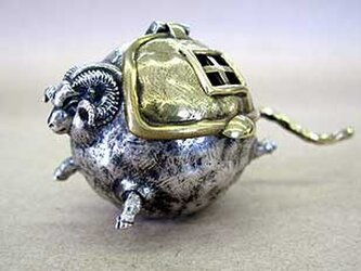 Miniオブジェ　「羊と鳥」の画像