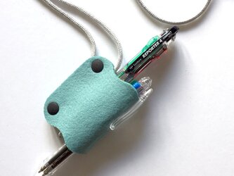 ペンホルダーW〈スカイブルー〉の画像