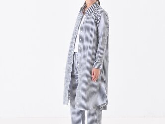 stripe shirt onepiece ストライプシャツワンピースの画像