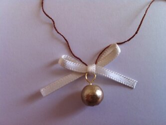 Necklace:bebe(brown×gold)の画像