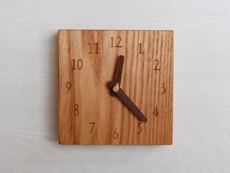 15cm×15cm 掛け・置き時計 ﾀﾓ【1607】の画像