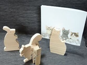 動物　メモスタンドの画像