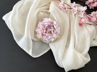 桜のコサージュ「受注制作」の画像